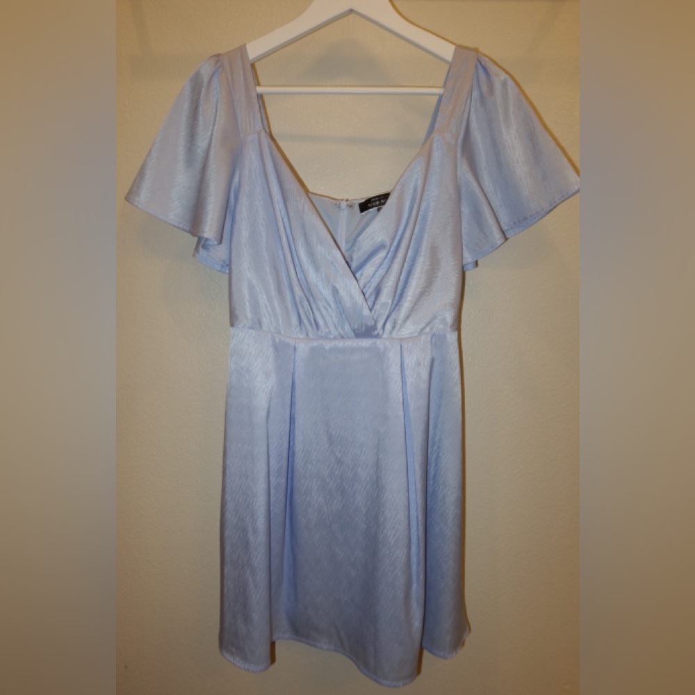 Blue Blush Light Blue Midi Dress
